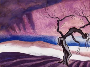 Death by Oscar Bluemner Oil Painting