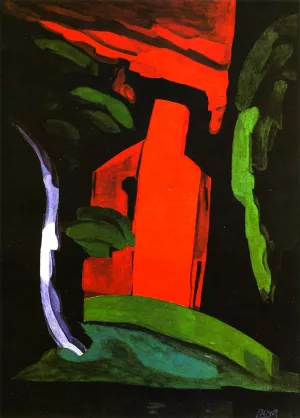 Imagination Oil painting by Oscar Bluemner