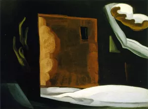 In Low Key Oil painting by Oscar Bluemner