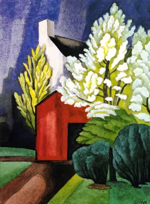 May Night Oil painting by Oscar Bluemner