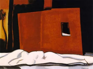 Sleeping Medusa by Oscar Bluemner Oil Painting