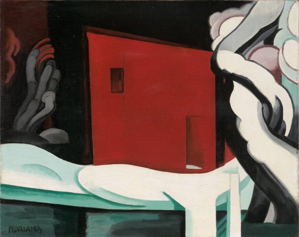 Snow and Glow  by Oscar Bluemner - Hand-Painted Oil Painting Reproduction