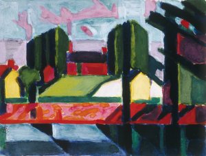 Study for Old Canal by Oscar Bluemner Oil Painting
