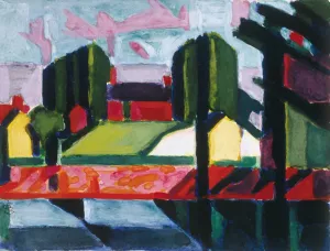 Study for Old Canal by Oscar Bluemner Oil Painting