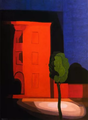 Summer Night Oil painting by Oscar Bluemner