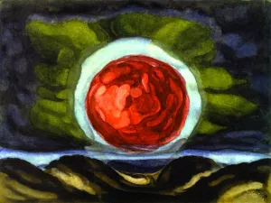 Sun Storm by Oscar Bluemner - Oil Painting Reproduction