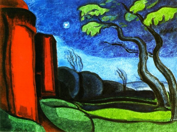 Main Product Photo of Venus Painting by Oscar Bluemner