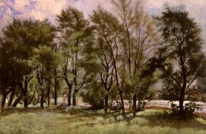 At Medevi by Oscar Torna Oil Painting