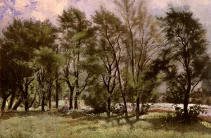 At Medevi by Oscar Torna Oil Painting