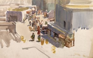 Kairouan by Oskar Laske Oil Painting