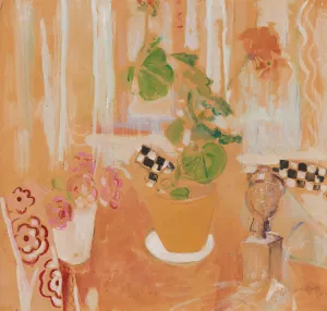 Stillleben mit Bronzekopf by Oskar Moll Oil Painting