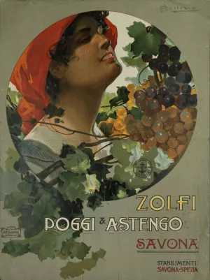 Zolfi Poggi E Astengo, Savona by Osvaldo Ballerio Oil Painting