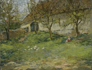 Landscape by Otakar Lebeda Oil Painting