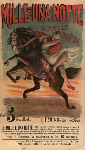 Mille e una notte, novelle arabe  by Ottavio Rodella Tavio - Hand-Painted Oil Painting Reproduction