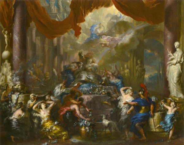 The Death of the Dido  by Ottmar Elliger The Younger - Hand-Painted Oil Painting Reproduction