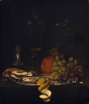A Luncheon Table by Otto Didrik Ottesen Oil Painting