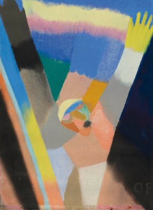 Composition by Otto Freundlich Oil Painting