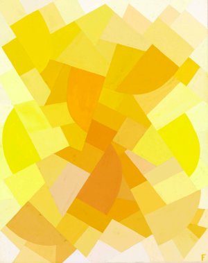 Komposition by Otto Freundlich Oil Painting