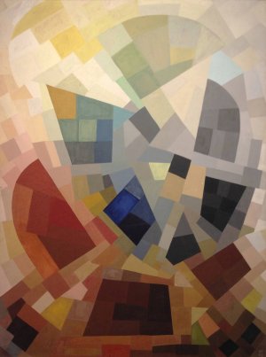 Komposition by Otto Freundlich Oil Painting