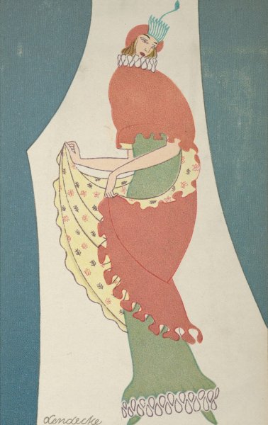 Fashion  3   by Otto Friedrich Carl Lendecke - Hand-Painted Oil Painting Reproduction