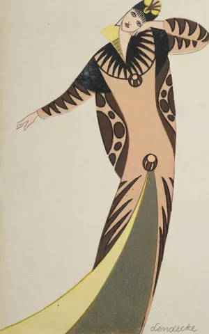 Fashion 5 Oil painting by Otto Friedrich Carl Lendecke