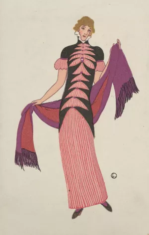 Fashion 6 by Otto Friedrich Carl Lendecke Oil Painting