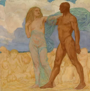 Adagio Aus Dem Zyklus Rhythmen by Otto Friedrich Oil Painting