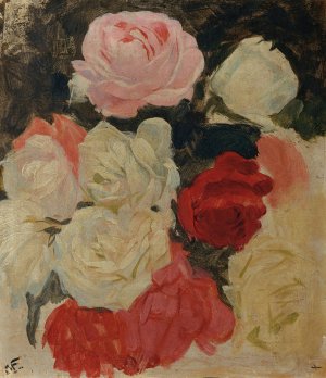 Blumen by Otto Friedrich Oil Painting