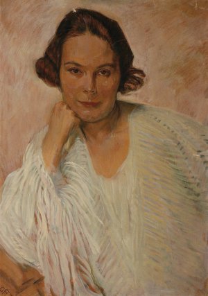Elle Lanzer by Otto Friedrich Oil Painting