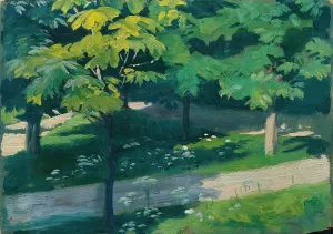 Kastanienallee by Otto Friedrich Oil Painting