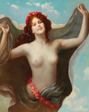 Aphrodite by Otto Lingner Oil Painting