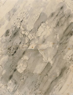Diagonal-Komposition by Otto Meyer-Amden Oil Painting