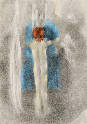 Einkleidung III by Otto Meyer-Amden Oil Painting