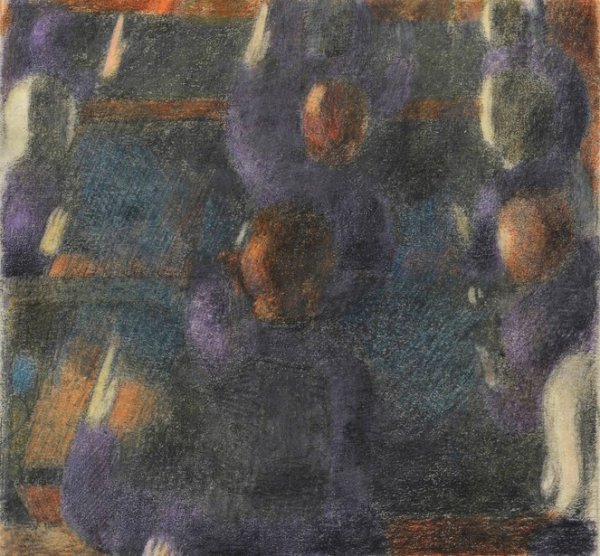Hands Held High, study  by Otto Meyer-Amden - Hand-Painted Oil Painting Reproduction