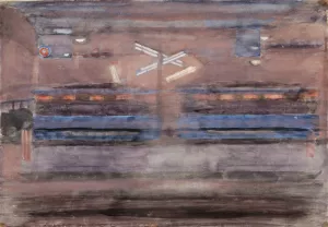 Paradeplatz Zurich by Otto Meyer-Amden Oil Painting