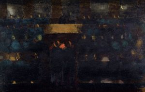 Preparation. Overall Composition III by Otto Meyer-Amden Oil Painting