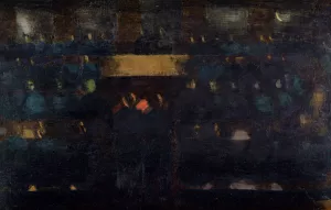 Preparation. Overall Composition III by Otto Meyer-Amden Oil Painting