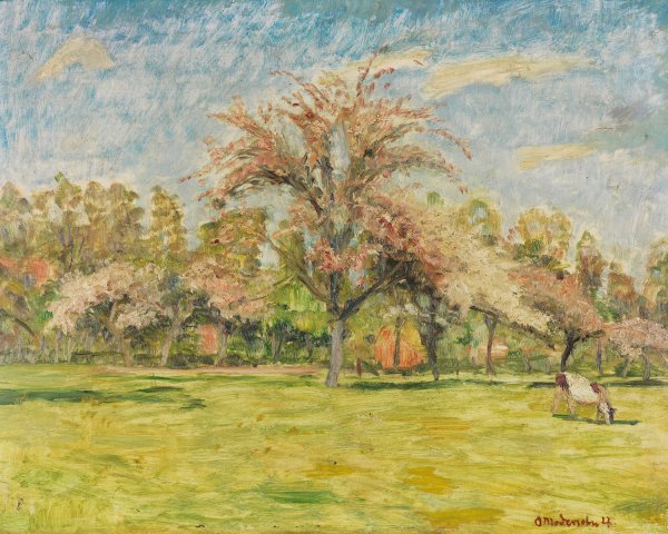 Main Product Photo of Fruhling  Painting by Otto Modersohn
