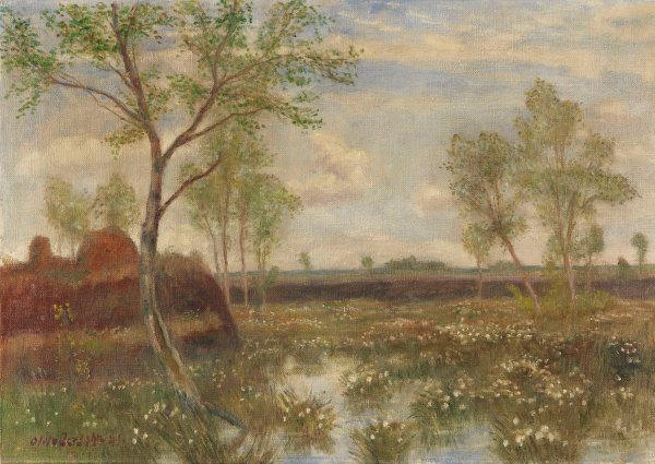 Main Product Photo of Landschaft bei Fischerhude  Painting by Otto Modersohn