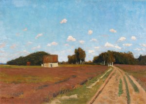 Sommertag bei Worpswede by Otto Modersohn Oil Painting