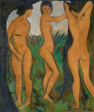 Drei Akte by Otto Mueller Oil Painting