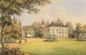 Zugeschrieben - Madame Gumpels Landhaus in Neumuhlen by Otto Speckter Oil Painting