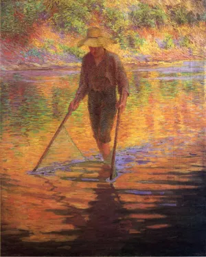 The Seiner by Otto Stark Oil Painting