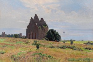 Sommertag an der Kuste von Gotland by Otto Strutzel Oil Painting