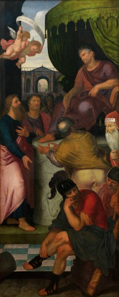 Saint Paul in Front of Proconsul Felix van Caesarea by Otto Van Veen Oil Painting