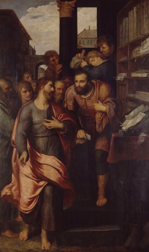 The Calling of Matthew by Otto Van Veen Oil Painting