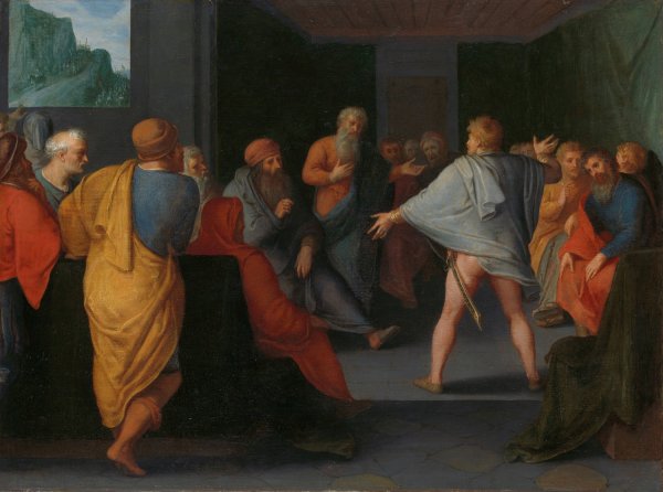 The Conference of the Gauls at Reims  by Otto Van Veen - Hand-Painted Oil Painting Reproduction