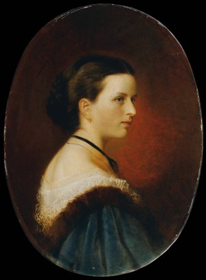 Bertha von Thoren by Otto Von Thoren Oil Painting