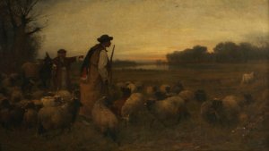 Die Nahe des Wolfes by Otto Von Thoren Oil Painting