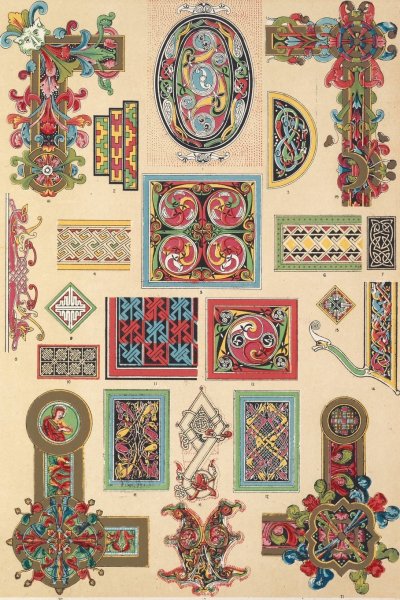 Celtic No.3  by Owen Jones - Hand-Painted Oil Painting Reproduction